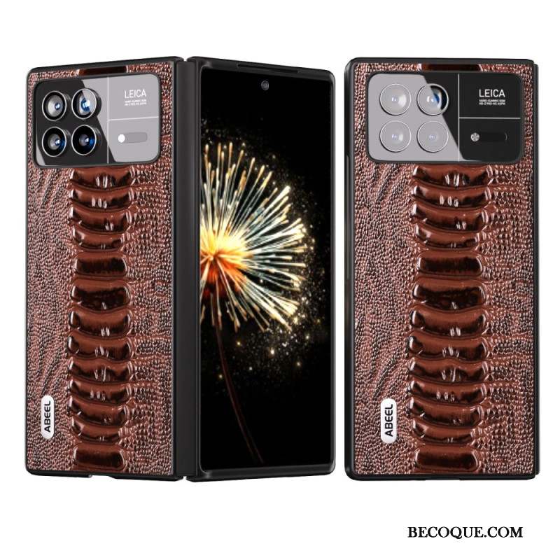 Coque Xiaomi Mix Fold 3 Effet Crocodile ABEEL