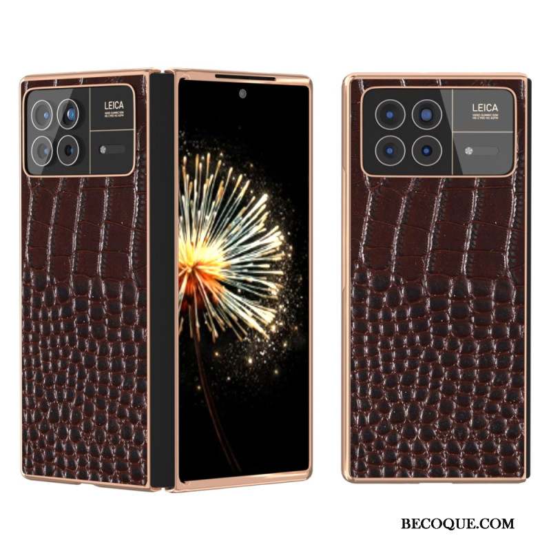 Coque Xiaomi Mix Fold 3 Style Crocodile