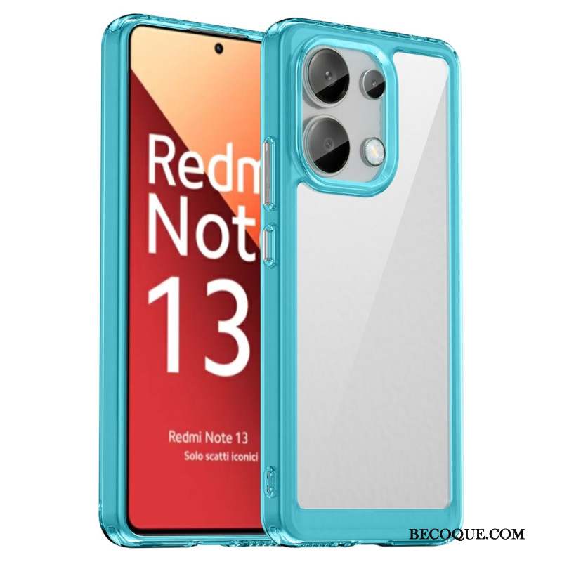 Coque Xiaomi Redmi Note 13 4G Hybride Rebords Colorés