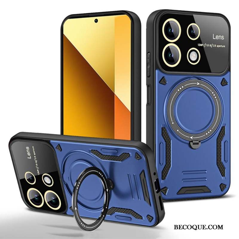 Coque Xiaomi Redmi Note 13 4G Magnétique avec Support Métallique