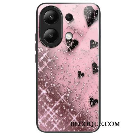 Coque Xiaomi Redmi Note 13 4G Verre Trempé Amour Rose