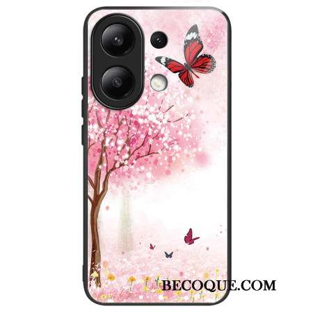 Coque Xiaomi Redmi Note 13 4G Verre Trempé Cerisiers en Fleurs