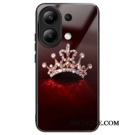 Coque Xiaomi Redmi Note 13 4G Verre Trempé Couronne de Diamants