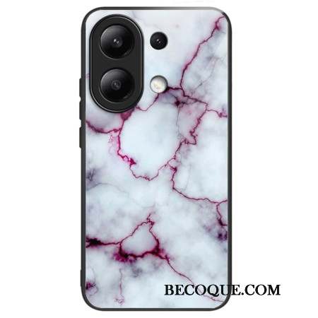 Coque Xiaomi Redmi Note 13 4G Verre Trempé Marbre Violet