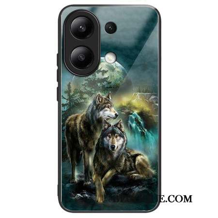 Coque Xiaomi Redmi Note 13 4G Verre Trempé Motif Loups