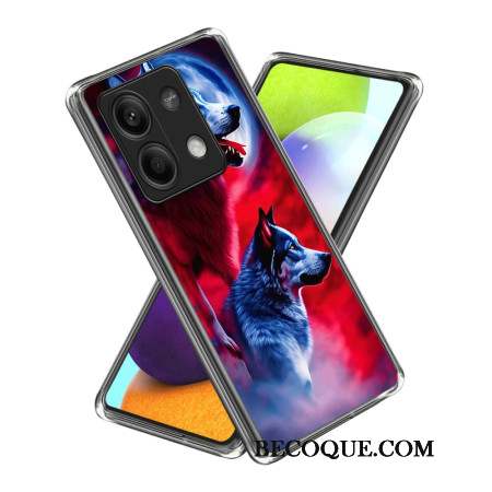 Coque Xiaomi Redmi Note 13 5G Loup à la Lune