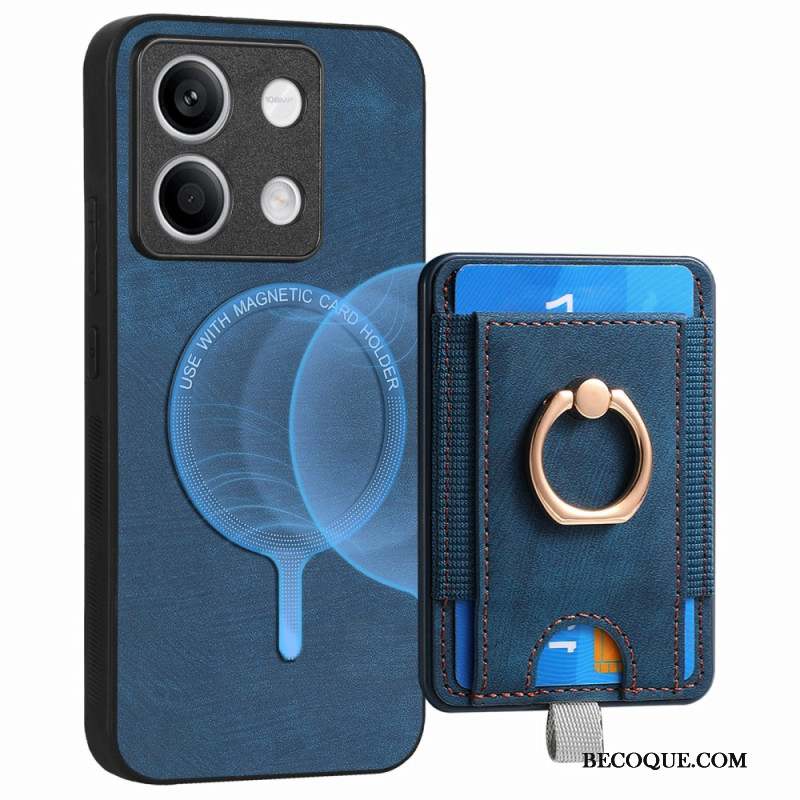 Coque Xiaomi Redmi Note 13 5G Porte-Cartes Détachable et Anneau