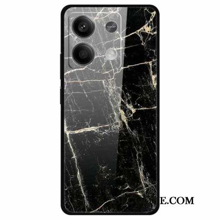 Coque Xiaomi Redmi Note 13 5G Verre Trempé Motif Noir Platine