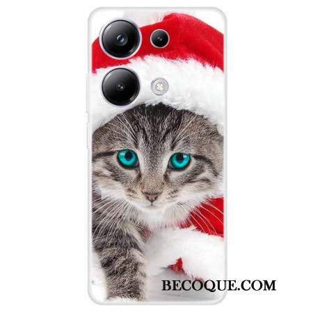 Coque Xiaomi Redmi Note 13 Pro 4G / Poco M6 Pro 4G Chat Noël