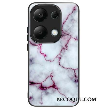 Coque Xiaomi Redmi Note 13 Pro 4G / Poco M6 Pro 4G Coque Verre Trempé Marbre Violet