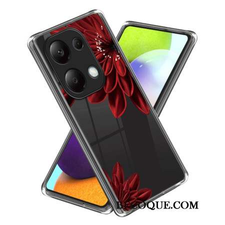 Coque Xiaomi Redmi Note 13 Pro 4G / Poco M6 Pro 4G Fleur rouge