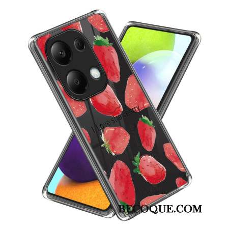 Coque Xiaomi Redmi Note 13 Pro 4G / Poco M6 Pro 4G Fraises