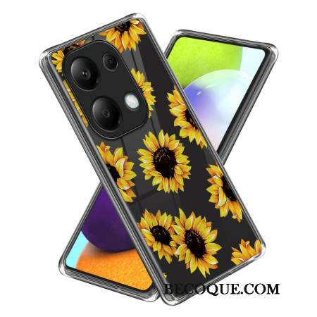 Coque Xiaomi Redmi Note 13 Pro 4G / Poco M6 Pro 4G Motif Tournesols