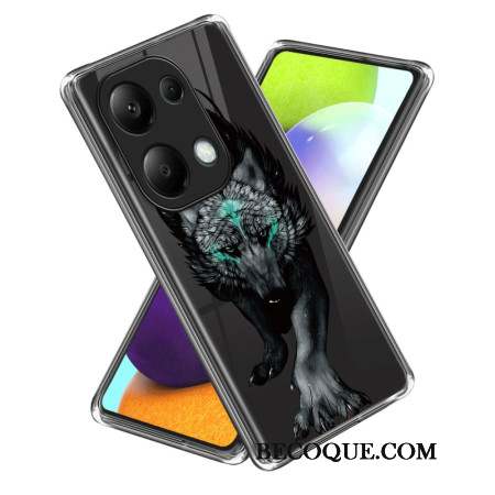 Coque Xiaomi Redmi Note 13 Pro 4G / Poco M6 Pro 4G Motif de Loup