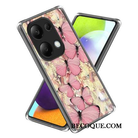 Coque Xiaomi Redmi Note 13 Pro 4G / Poco M6 Pro 4G Papillons Roses