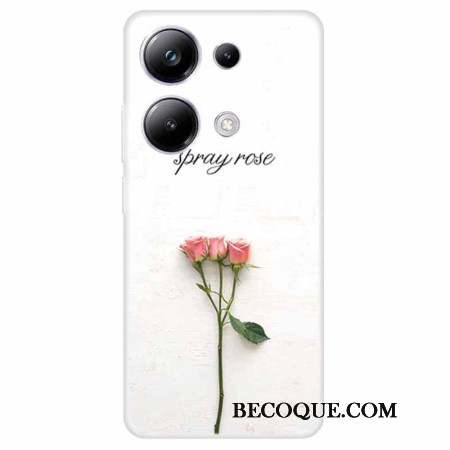 Coque Xiaomi Redmi Note 13 Pro 4G / Poco M6 Pro 4G Trois Fleurs