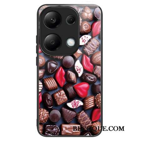 Coque Xiaomi Redmi Note 13 Pro 4G / Poco M6 Pro 4G Verre Trempé Chocolats