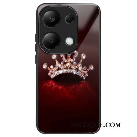 Coque Xiaomi Redmi Note 13 Pro 4G / Poco M6 Pro 4G Verre Trempé Couronne de Diamants