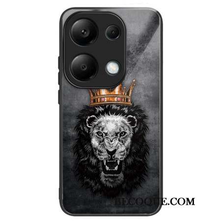 Coque Xiaomi Redmi Note 13 Pro 4G / Poco M6 Pro 4G Verre Trempé Lion Couronné