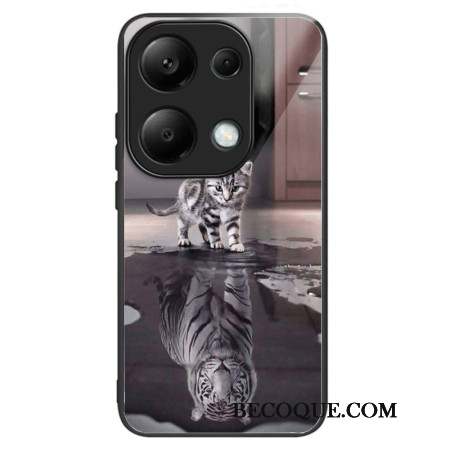 Coque Xiaomi Redmi Note 13 Pro 4G / Poco M6 Pro 4G Verre Trempé Petit Chaton