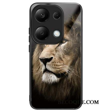 Coque Xiaomi Redmi Note 13 Pro 4G / Poco M6 Pro 4G Verre Trempé Tête de Lion