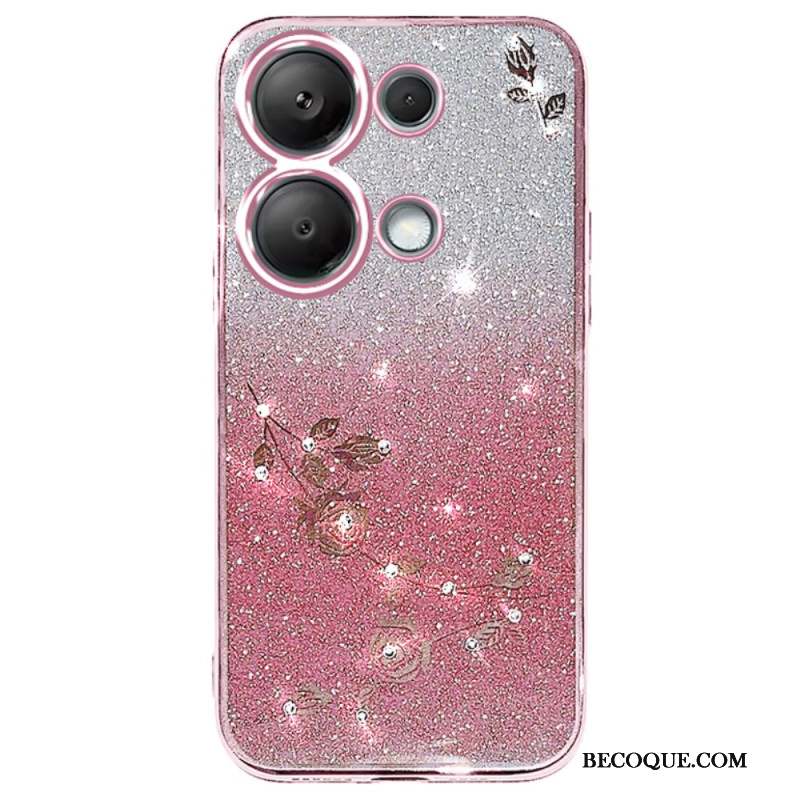 Coque Xiaomi Redmi Note 13 Pro 5G / Poco X6 5G Paillettes et Strass KADEM