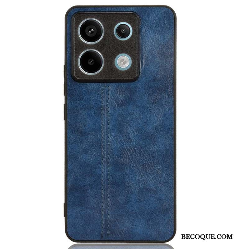 Coque Xiaomi Redmi Note 13 Pro 5G / Poco X6 5G Simili Cuir Coutures