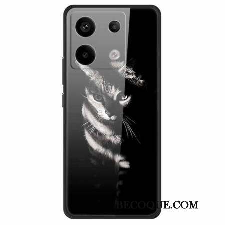 Coque Xiaomi Redmi Note 13 Pro 5G / Poco X6 5G Verre Trempé Chat d'Ombre