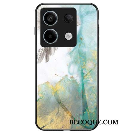 Coque Xiaomi Redmi Note 13 Pro 5G / Poco X6 5G Verre Trempé Marbre et Colombe Volante