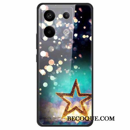 Coque Xiaomi Redmi Note 13 Pro 5G / Poco X6 5G Verre Trempé Étoile Brillante