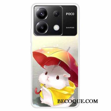 Coque Xiaomi Redmi Note 13 Pro 5G / Poco X6 5G Écureuil Parapluie