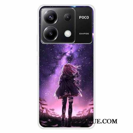 Coque Xiaomi Redmi Note 13 Pro 5G / Poco X6 5G Étoiles et Fille