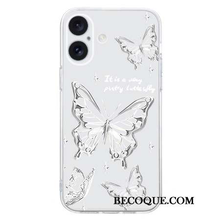 Coque iPhone 16 Plus Papillons