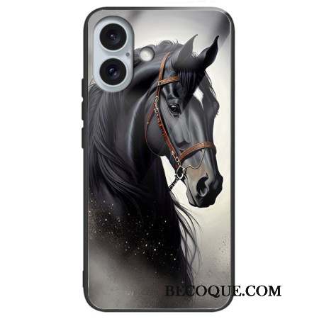 Coque iPhone 16 Plus Verre trempé Cheval