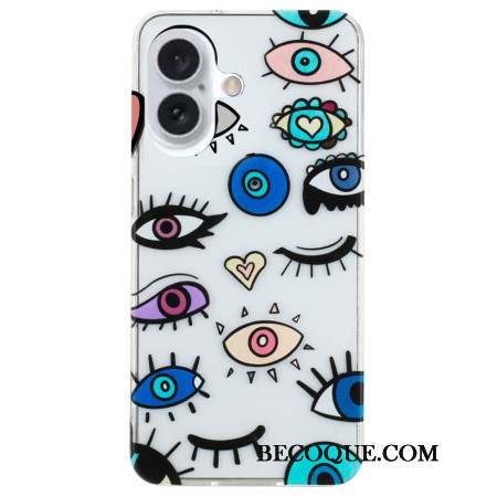 Coque iPhone 16 Plus Yeux