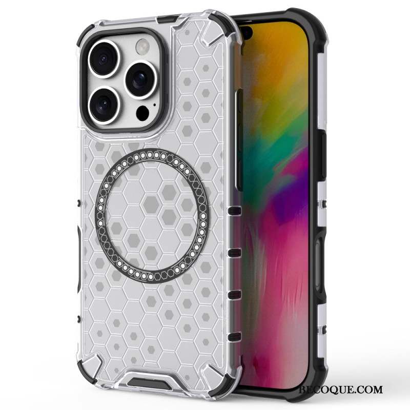 Coque iPhone 16 Pro Max Magnétique Nid d'Abeille