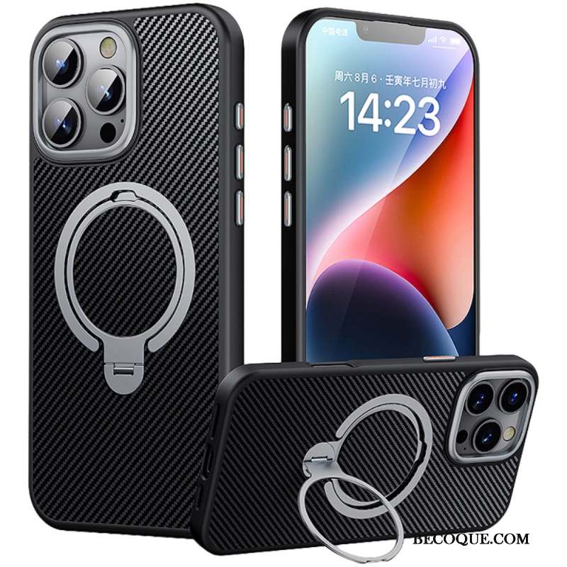 Coque iPhone 16 Pro Max Magnétique avec Support Rotatif