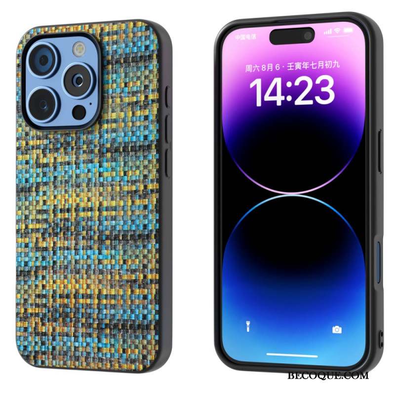 Coque iPhone 16 Pro Max Texture Plaid