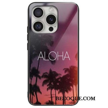 Coque iPhone 16 Pro Max Verre Trempé ALOHA