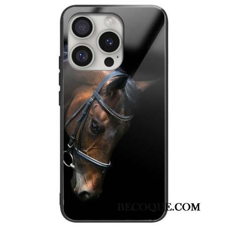 Coque iPhone 16 Pro Max Verre Trempé Tête de Cheval