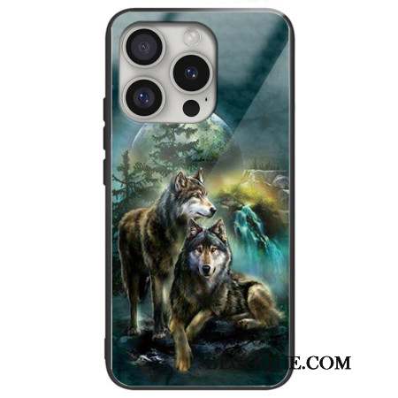 Coque iPhone 16 Pro Max Verre Trempé loups