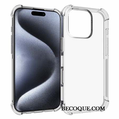 Coque iPhone 16 Pro Transparente Coins Renforcés Antidérapante