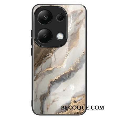 Coque pour Xiaomi Redmi Note 13 Pro 4G / Poco M6 Pro 4G Verre Trempé Marbre Alchimique