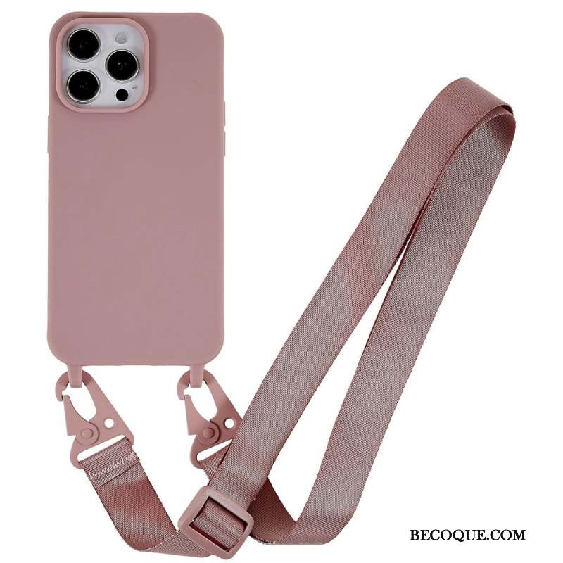 Coque à Cordon iPhone 16 Pro Max Réglable