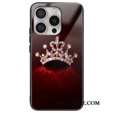 Coques iPhone 16 Pro Verre Trempé Couronne de Diamants