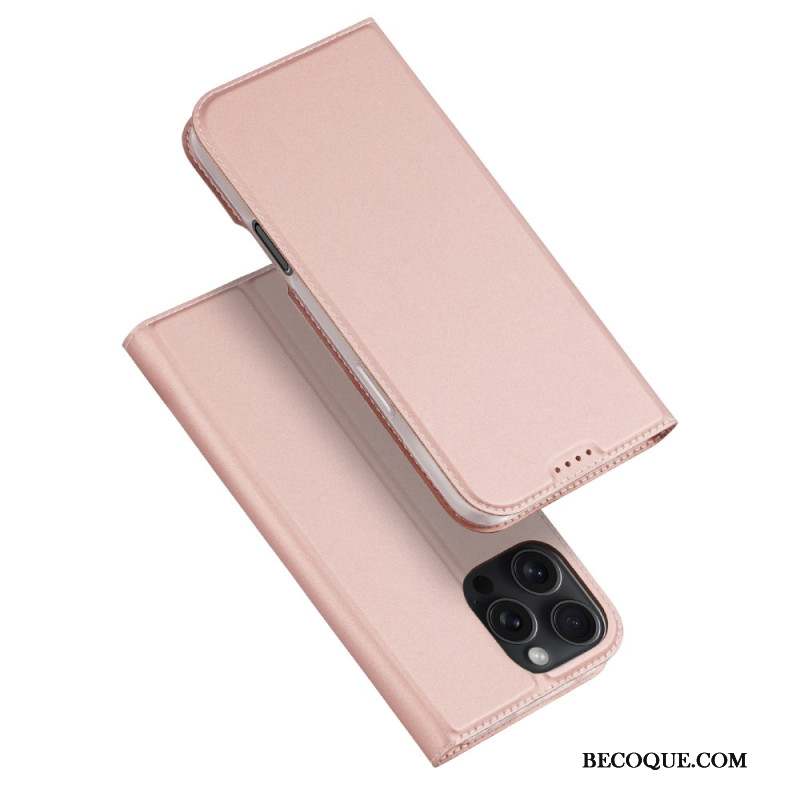 Flip Cover Coque iPhone 16 Pro Skin Pro Series DUX DUCIS