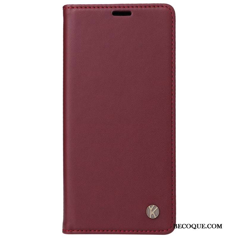 Flip Cover Motorola Edge 50 Pro Classique YIKATU