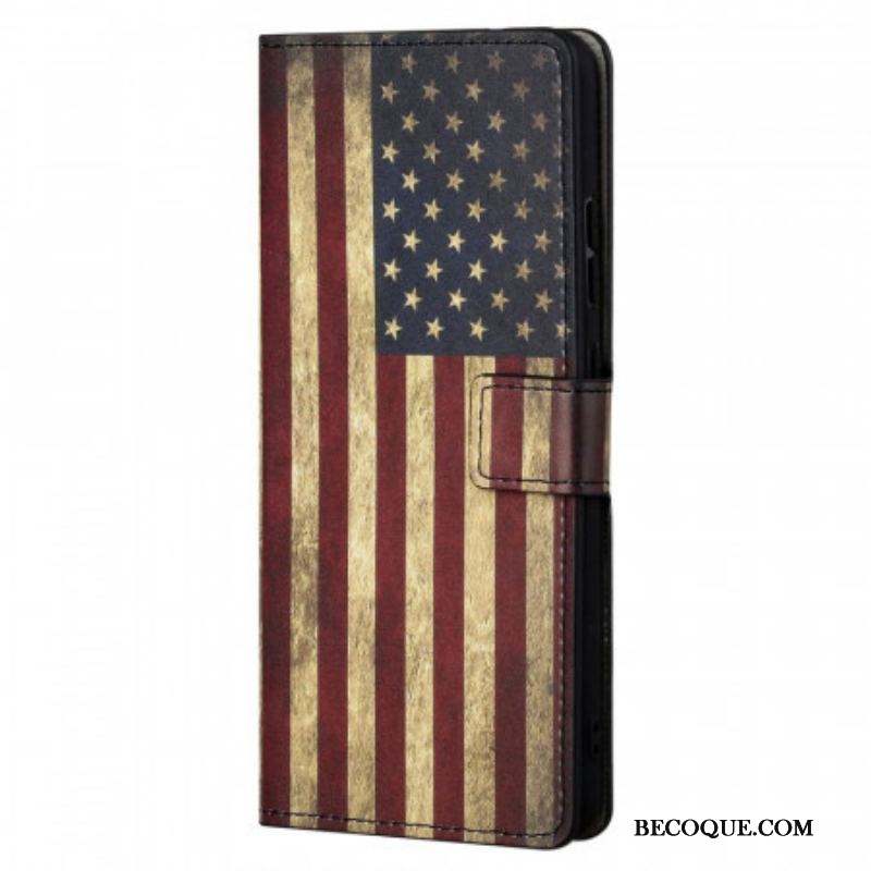 Housse Moto G41 / G31 Drapeau USA