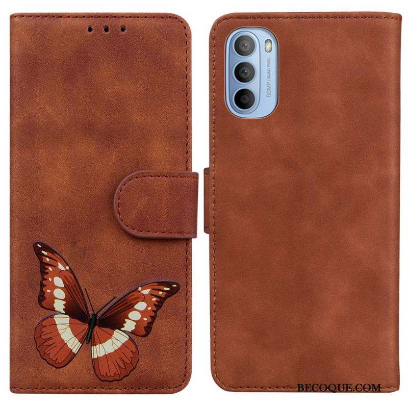 Housse Moto G41 / G31 Skin-Touch Papillon