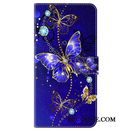 Housse Samsung Galaxy A15 Papillon Diamant